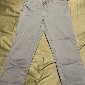 Skinny ankle chino pants